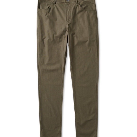 Vuori Meta Men's 5-Pocket Pants color: Dark Oregano - Picture 2 of 6